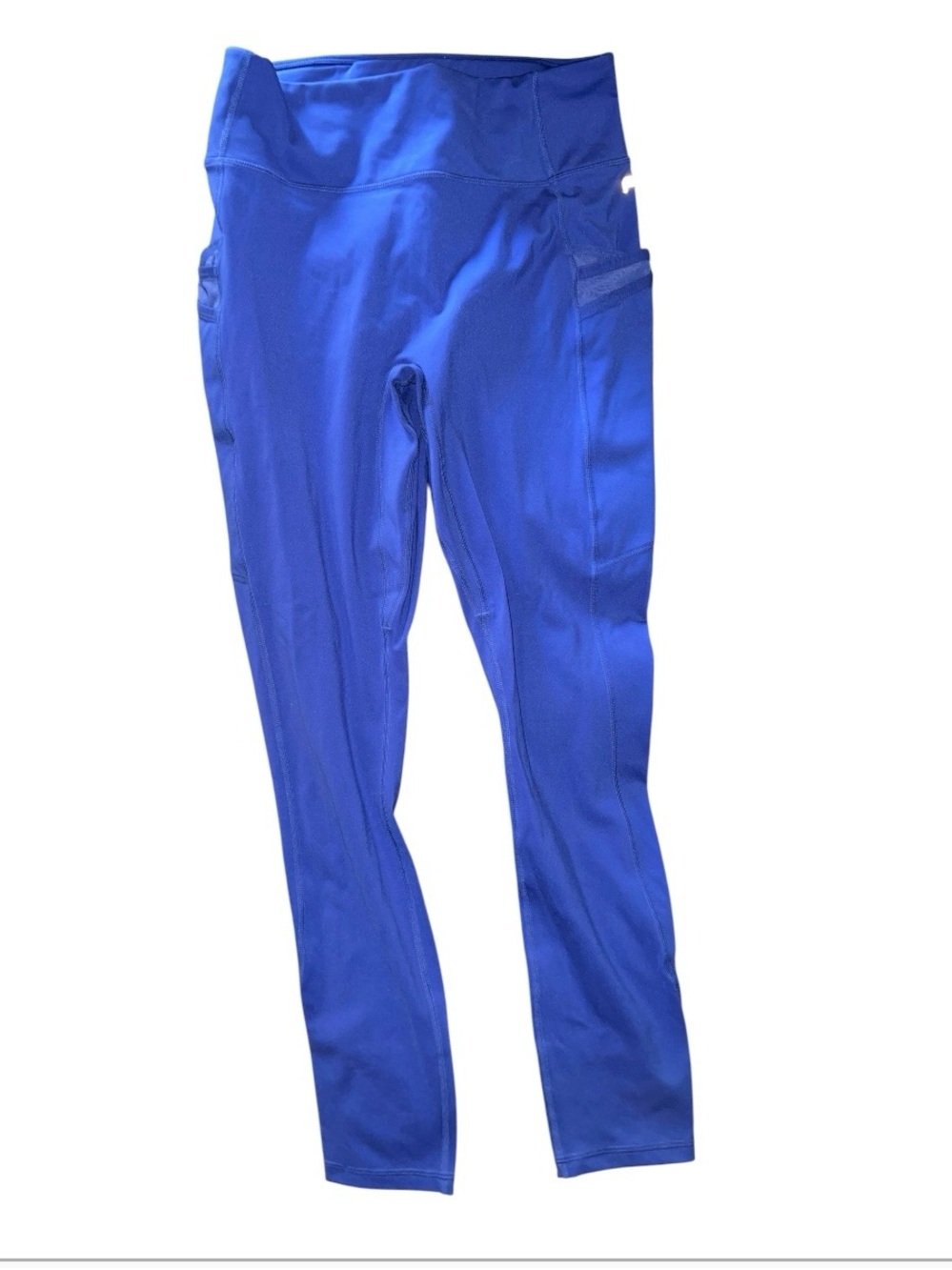 Fabletics- Blue Athletic Leggings with Side Pockets